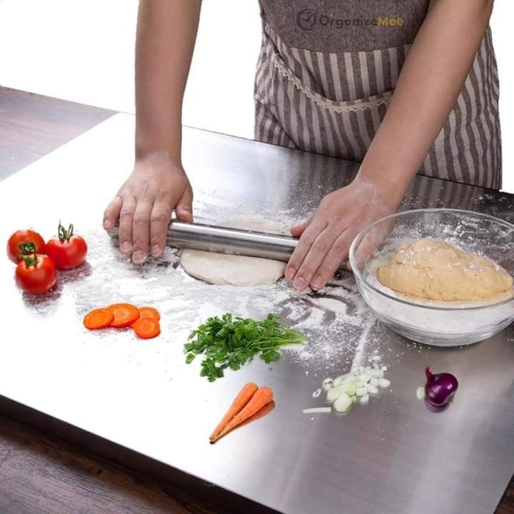 Cutting%20Board%20Extra%20Large%20Stainless%20Steel,%20Heavy%20Duty%20Cutting%20Pastry%20Board%20for%20Meat%20Vegetables%20Bread%20in%20Kitchen,%20Hotel%20and%20Restaurants%20-%20Image%204