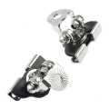 2pcs LED Light Bar Mounting Brackets Hood/Bonnet Clip For Car, SUV Off-road Work Light Clamp Holder. 