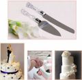 2Pcs Wedding Cake Knife Shovel Set Cake Shovel Cutter Knife Set Wedding Cake Birthday Gift Party Decor. 
