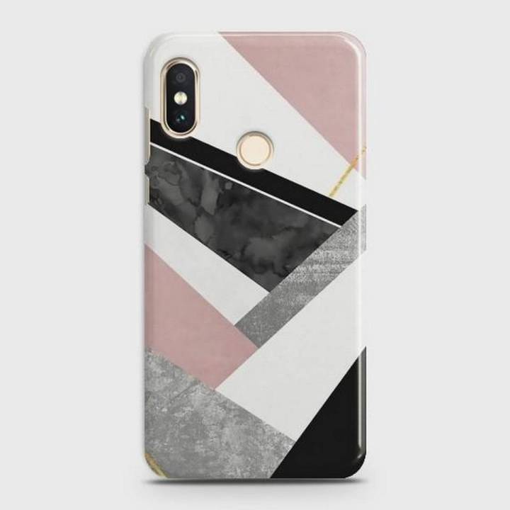 Xiaomi Redmi S2 (Redmi Y2) Cover - SkinLee HQ Hard Case - Geometric Luxe Marble - SKINLEE-348-1-348-183