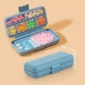 FANTZEI Premium Quality 8 Compartments Portable Medicine Pills Case, Small Pill Box for Pocket Purse Portable Medicine Tablets Container. 