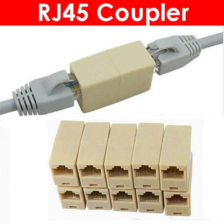 RJ45 Female Connector RJ 45 Coupler Extender Joinder Ethernet LAN Jointer