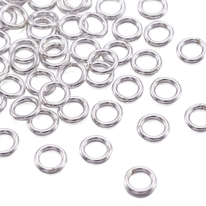 50pcs SILVER Jump Rings for Jewellery Making and Resin Jewellery or Handmade Jewellery making