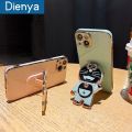 dienya For MOTOROLA G9 Play Case Cartoon Cute Doraemon Folding Stands Phone Case New Design Thin Plating Pattern Casing Full Lens Cover Camera Shockproof protective Softcase. 