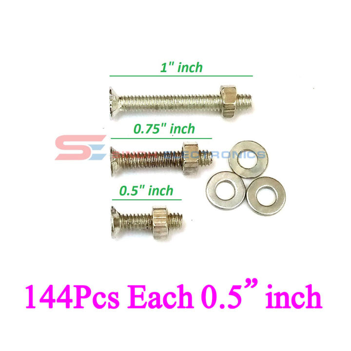 Pack%20of%2050%20-%201/8%20inch%200.125mm%20Nut%20Bolt%20And%20Washers%20-%20Image%202