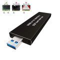 M.2 SATA SSD to USB 3.0 External SSD Reader Converter Adapter Enclosure with UASP, Support NGFF M.2 2280 2260 2242 2230 SSD with Key B/Key B+M. 