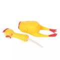 Funny Easter Squeeze Screaming Mini Rubber Chicken Toys Sound Toy for Kids Pets. 