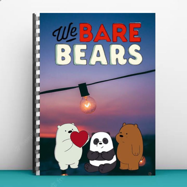 BARE BEARS A4 SIZE NOTEBOOK ARTICLE 2 (4505) | Daraz.pk