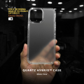 Spigen Quartz Hybrid Matte Clear Case for iPhone 14 Pro, 14 Pro Max, 13 Pro, 13 Pro Max. 