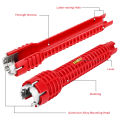 8 In 1 Multi Key Flume Magic Wrench Sink Plumbing Tools Magic Wrench 8 in 1 Multifunctional English Key Plumbing Wrench Tool. 