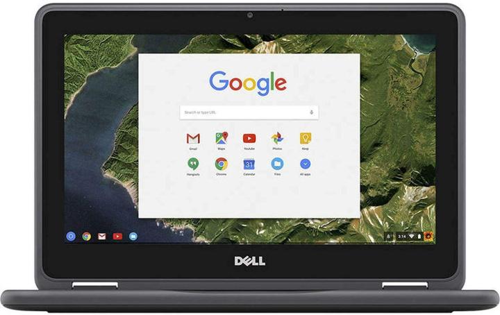 Dell 3189 Convertible Chromebook 11.6 inches HD IPS Touchscreen, Intel Celeron N3060 Up to 2.48GHz, 4GB Ram 16GB / 32GB SSD, HDMI, WiFi, Webcam, Chrome OS