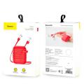 BASEUS AIRPOD CASE WITH STRAP Earphone Soft Silicone Case With Strap - Red. 