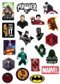 Superhero Men Stickers for Laptop Car Bike Phone Stickers. 