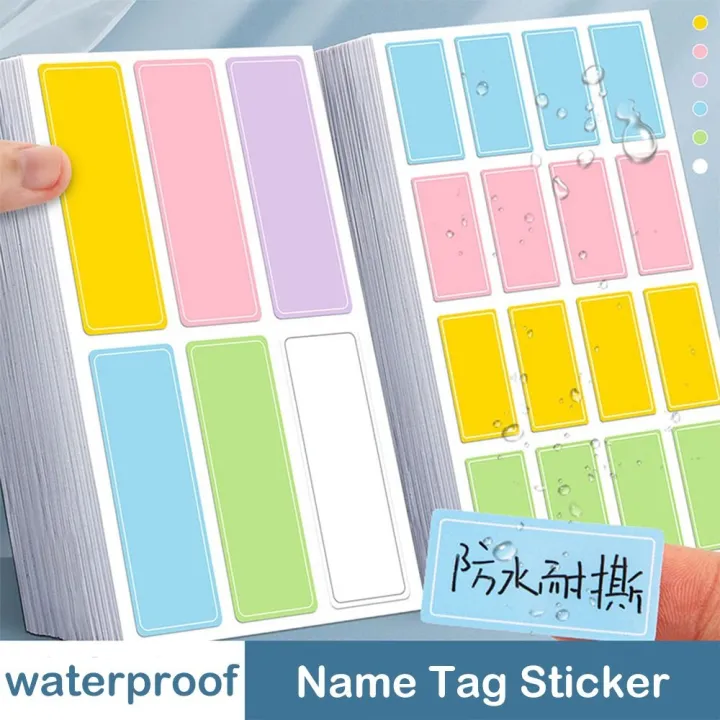 Multicolor Subject Classification Name Tag Sticker Decoration Sticker ...