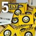 Paperwork Notepad Pack of 5 Cute Emoji 3"X2.5" Premium Design. 