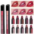 Unlock Beauty Secrets 5-in-1 Matte Lipsticks in Trendy Redish & Nudes – Shop Now. 