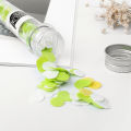 Guanjing 1 Piece Portable Mini Body Washing Bath Test Tube Confetti Foaming Flower One Time Paper Soap Slice Travel Accessary. 