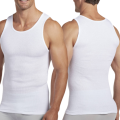 Ajmir Garments | Vest for Men | Pack Of 3 - White Inner Vest For Men - Without Sleeves. 