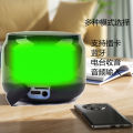 Sci-Fi Transparent Cool Bluetooth Small Audio Cell Phone Computer Desktop Wireless Portable Home User outside Mini Speaker. 