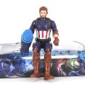 NYT Marvel Avengers  Iron Man Spiderman Thor Captain America Black Panther Ant-Man Movable Model Toy With Light Voice. 