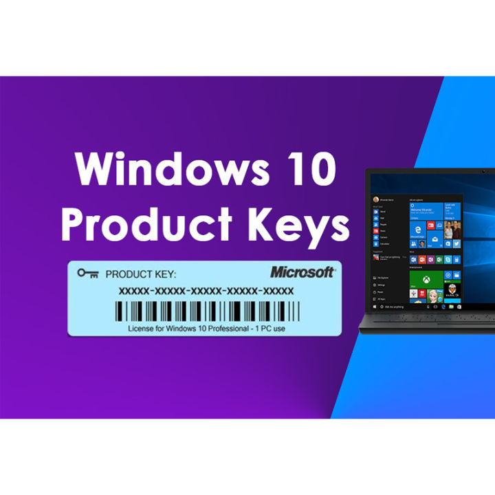 Windows 10 License Key for 1 year for 1 PC