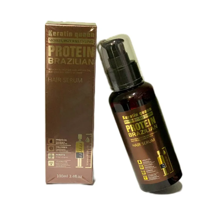 Keratin%20Queen%20Protein%20Brazilian%20Hair%20Serum%20With%20Rich%20Protein%20&%20Argan%20Oil%20For%20All%20Kind%20Of%20Hair%20100ml%20-%20Image%202