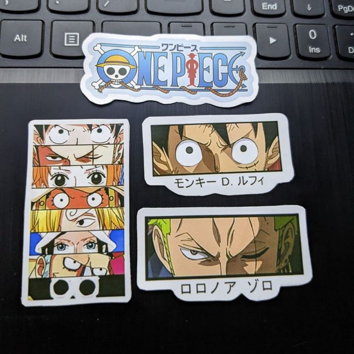 One Piece Keyboard Sticker 25pcs ONE PIECE sticker pack based on anime tv series journalling ...