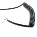 PU spring wire elastic wire 2-core spiral coiled wire 23456789 core TPE telescopic DCAC power connection cable. 