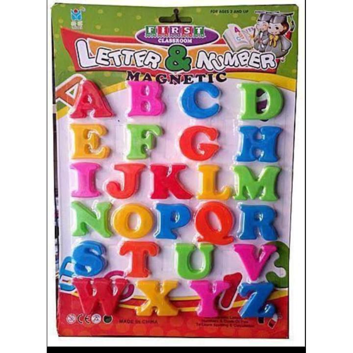 Magnetic Alphabet Letter Refrigerator Magnets Learning !
