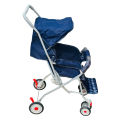 Foldable Baby Stroller Pram Blue 6 Tyres. 