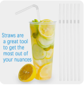 100Pcs/Bag Transparent Drinking Straws Bend Or Straight Plastic Straws For Kitchenware Party Beverage Water Drink Flexible Disposable Straws. 