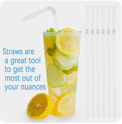 100Pcs/Bag Transparent Drinking Straws Bend Or Straight Plastic Straws For Kitchenware Party Beverage Water Drink Flexible Disposable Straws