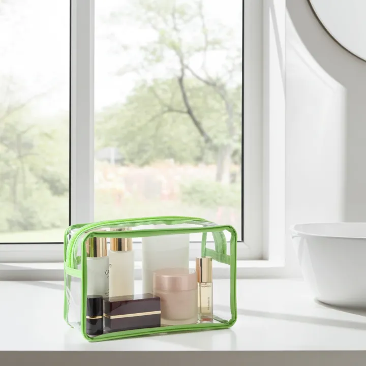 Cosmetic%20Bag%20Organizer%20Makeup%20Storage%20Jewellery%20Vanity%20Box%20(Transparent)%209X5X5%20Inch.%20-%20Image%204