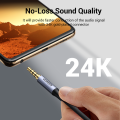 UGREEN 3.5mm to 3.5mm Stereo Audio Cable 4 Pole TRRS 4-Conductor Auxiliary Male to Male Jack HiFi Support Aux Cable for Speaker, TV, Headset, Microphone, Computer, TV. 