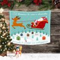 Xmas Wall Tapestry Soft Tear Resistant Christmas Wall Art Decoration. 
