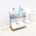 Washroom Bathroom Accessories Bottle Storage  Metal Wire Shelf Rack Organizer. 