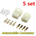 6.3mm Automobile connector 6.3 1P 2P 3P 4P 6P 8P 9P 10P 12P pin/way Crimp Terminal Connector Kits Male Female socket plug. 
