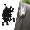 200x Silicone Pin Backs Lapel Pins Backings Butterfly Clutch Pin Keepers for Uniform Badges. 