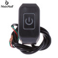 MeterMall Motorcycle Handlebar Switch On Off With LED Indicator Handlebar Light Switch Push Button Compatible For Motorcycles With 7/8inch(22mm) Diameter Handlebar.. 