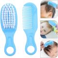 mini momo Newborn Hair Brush Hair Brush and Comb Set, Newborn Massage Hair Brush Comb Kit for Boy or Girl, 1 Set. 