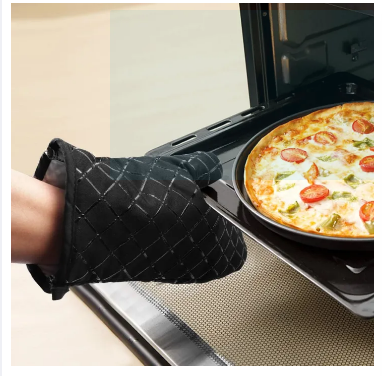 2 Pcs Heat Resistant Oven Gloves Pair with Non-Slip Grip, Premium ...