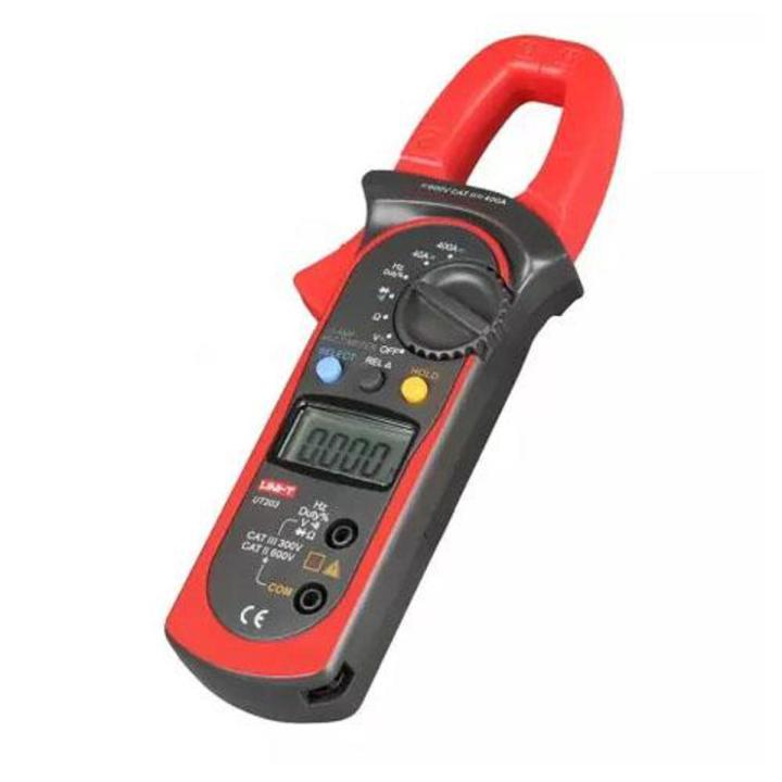 UT-203+ Digital Clamp Multimeter UT203+ DC/AC Voltage & Current, resistance, frequency, duty cycle, continuity Tester. UT 203+ clamp meter