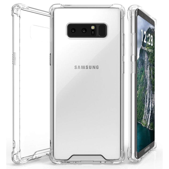 Samsung Galaxy Note 8 Soft Silicone TPU Transparent Back Cover With Camera Protection