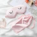 【Happier】 Silk Sleeping Dream Eye Mask Sort Band For Girl Boy Imitation Silk Cute Eye Night Cover Bandage Travel Health Smooth Eyeshade. 
