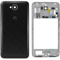 Huawei Y6 Pro 2015 Middle Frame Housing with Power and Volume Buttons and Camera Lens for Complete Body Casing Replacement For Y6 Pro 2015 - Golden. 
