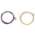 1 Set Rainbow Colorful Color String for Acoustic Guitar & 6 Pcs E, A, D, G, B, E nickel plated steel Guitar Strings Set. 
