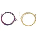 1 Set Rainbow Colorful Color String for Acoustic Guitar & 6 Pcs E, A, D, G, B, E nickel plated steel Guitar Strings Set. 