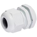 Waterproof Cable Gland Nylon Plastic White PG 7 to PG 16 Cable Locking Connector. 