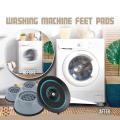 4Pcs Universal size Washing Machine Floor Mat Elasticity Earth Protectors-Furniture Anti Vibration Rubber Feet Pads- Non Slip, Shock Proof And Anti Shake Foot Pad. 
