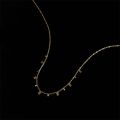316L Simple stainless steel round small hanging piece necklace titanium steel jewelry wholesale necklaces for women. 